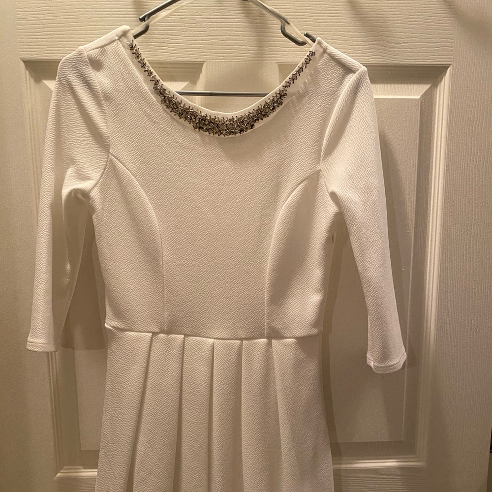 Francesca’s Off White Crème Teen Dress SZ S